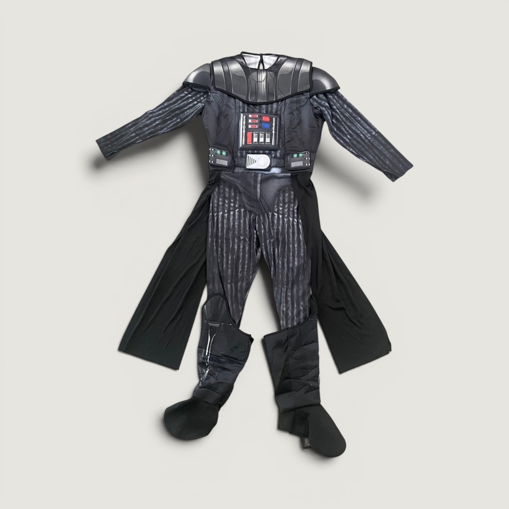 Star Wars Darth Vader Photo Real Costume Jumpsuit with Cape Rubies Medium